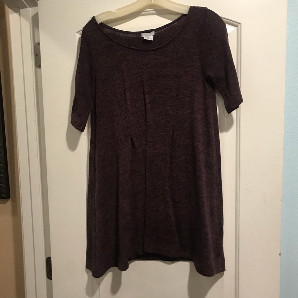 Dark purple dress